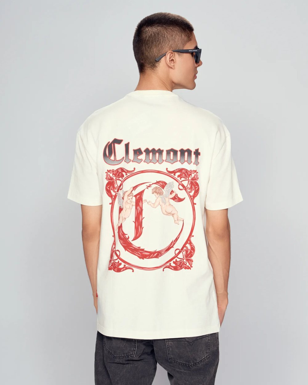 Camiseta Oversize Clemont Ángeles Crema